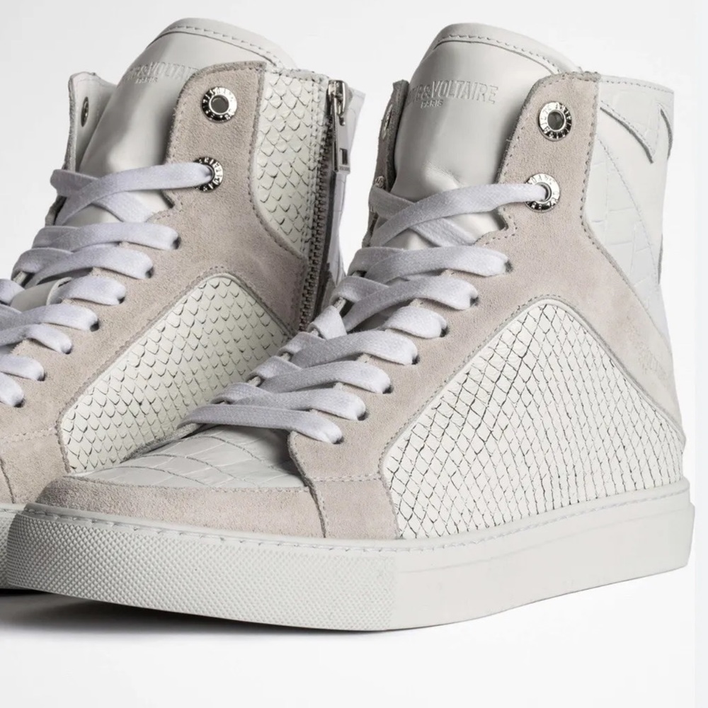 ZADIG & VOLTAIRE Women’s High Flash Platform Sneakers Women's Size EU40 US9.5